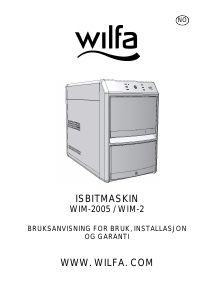 Bruksanvisning Wilfa WIM-2005 Isbitmaskin