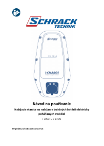 Návod Schrack i-Charge CION Nabíjacia stanica