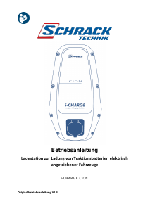 Bedienungsanleitung Schrack i-Charge CION Ladestation