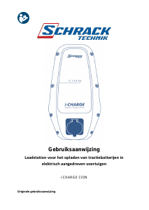 Handleiding Schrack i-Charge CION Laadstation