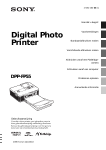 Handleiding Sony DPP-FP55 Fotoprinter