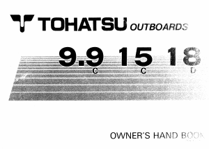 Manual Tohatsu M 9.9C Outboard Motor