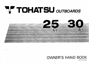 Manual Tohatsu M 25C2 Outboard Motor