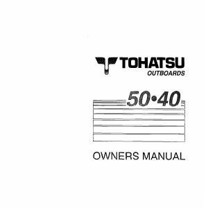 Manual Tohatsu M 40D Outboard Motor