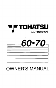 Handleiding Tohatsu M 70B Buitenboordmotor