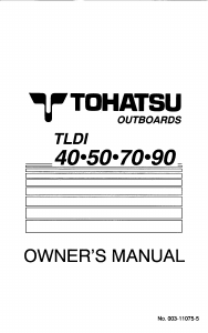 Handleiding Tohatsu MD 50A Buitenboordmotor