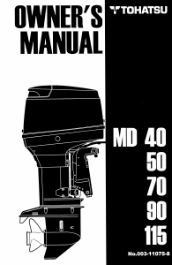 Manual Tohatsu MD 115A Outboard Motor