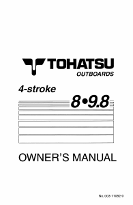 Manual Tohatsu MFS 9.8A Outboard Motor