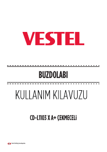 Kullanım kılavuzu Vestel CD-L1103 X Dondurucu