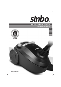 Kullanım kılavuzu Sinbo SVC 3449 Elektrikli süpürge