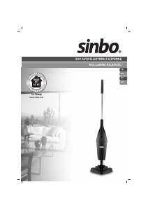 Kullanım kılavuzu Sinbo SVC 3472 Elektrikli süpürge