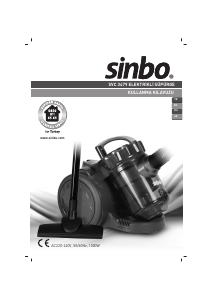 Kullanım kılavuzu Sinbo SVC 3479 Elektrikli süpürge