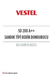 Kullanım kılavuzu Vestel SD 200 Dondurucu