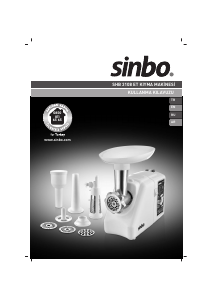 Manual Sinbo SHB 3108 Meat Grinder