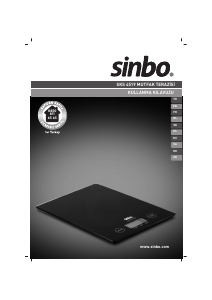 Manual Sinbo SKS 4519 Kitchen Scale