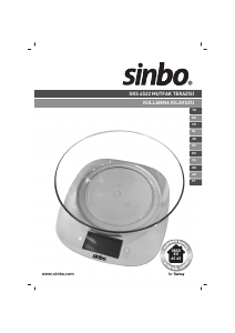 Manual Sinbo SKS 4522 Kitchen Scale