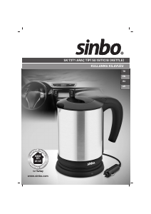 Manual Sinbo SK 7371 Kettle