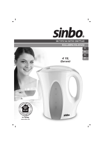 Manual Sinbo SK 7372 Kettle