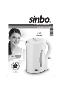 Kullanım kılavuzu Sinbo SK 7373 Çaydanlık