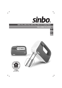 Kullanım kılavuzu Sinbo SMX 2747 El mikseri