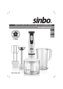 Manual Sinbo SHB 3137 Hand Blender