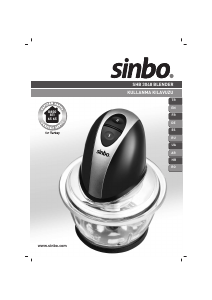 Kullanım kılavuzu Sinbo SHB 3048 Doğrayıcı
