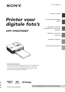 Handleiding Sony DPP-FP60BT Fotoprinter
