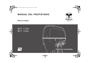 Manual de uso Tohatsu BFT 115A (EU Model) Motor fuera de borda