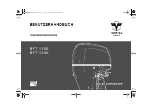 Bedienungsanleitung Tohatsu BFT 115A (EU Model) Aussenborder