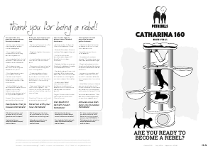 Käyttöohje PetRebels Catharina 160 Kissan raapimispuu