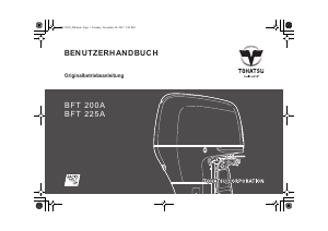 Bedienungsanleitung Tohatsu BFT 200A (EU Model) Aussenborder