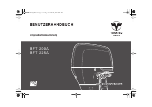 Bedienungsanleitung Tohatsu BFT 200A Aussenborder