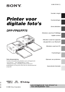 Handleiding Sony DPP-FP65 Fotoprinter