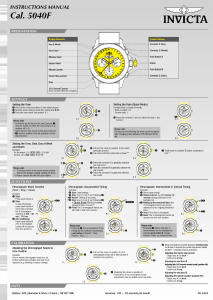 Manual Invicta Reserve 37665 Watch