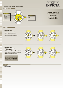 Handleiding Invicta Thermoglow 36900 Horloge