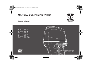 Manual de uso Tohatsu BFT 75AK1 (EU Model) Motor fuera de borda