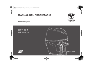 Manual de uso Tohatsu BFW 60A (EU Model) Motor fuera de borda