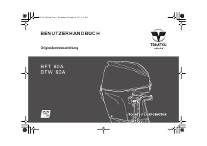 Bedienungsanleitung Tohatsu BFW 60A (EU Model) Aussenborder