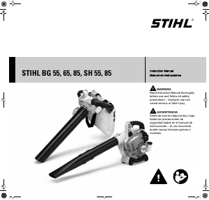 Manual de uso Stihl BG 55 Soplador de hojas