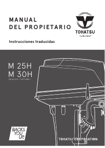 Manual de uso Tohatsu M 25H (EU Model) Motor fuera de borda