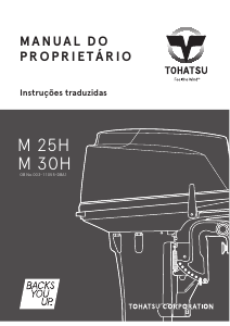 Manual Tohatsu M 25H (EU Model) Motor de popa