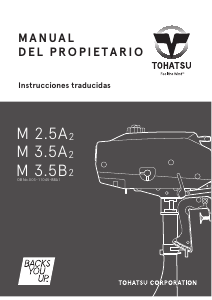 Manual de uso Tohatsu M 3.5A2 (EU Model) Motor fuera de borda