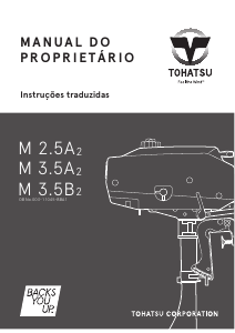 Manual Tohatsu M 3.5B2 (EU Model) Motor de popa