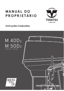 Manual Tohatsu M 40D2 (EU Model) Motor de popa