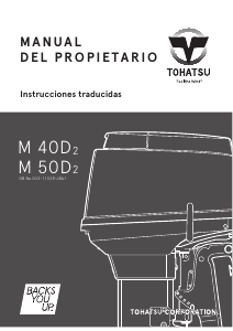 Manual de uso Tohatsu M 50D2 (EU Model) Motor fuera de borda