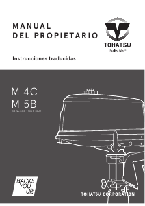 Manual de uso Tohatsu M 5B (EU Model) Motor fuera de borda