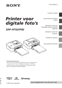 Handleiding Sony DPP-FP70 Fotoprinter