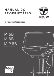 Manual Tohatsu M 6B (EU Model) Motor de popa