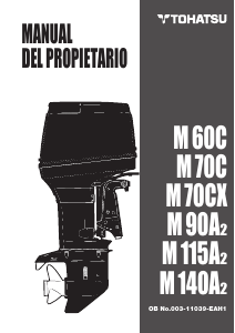 Manual de uso Tohatsu M 90A2 (EU Model) Motor fuera de borda
