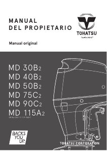 Manual de uso Tohatsu MD 30B2 (EU Model) Motor fuera de borda